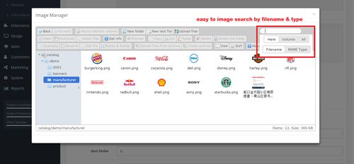 opencart商城 后臺產品圖片管理器最新版ImageManageroc3.0.x模塊 下載